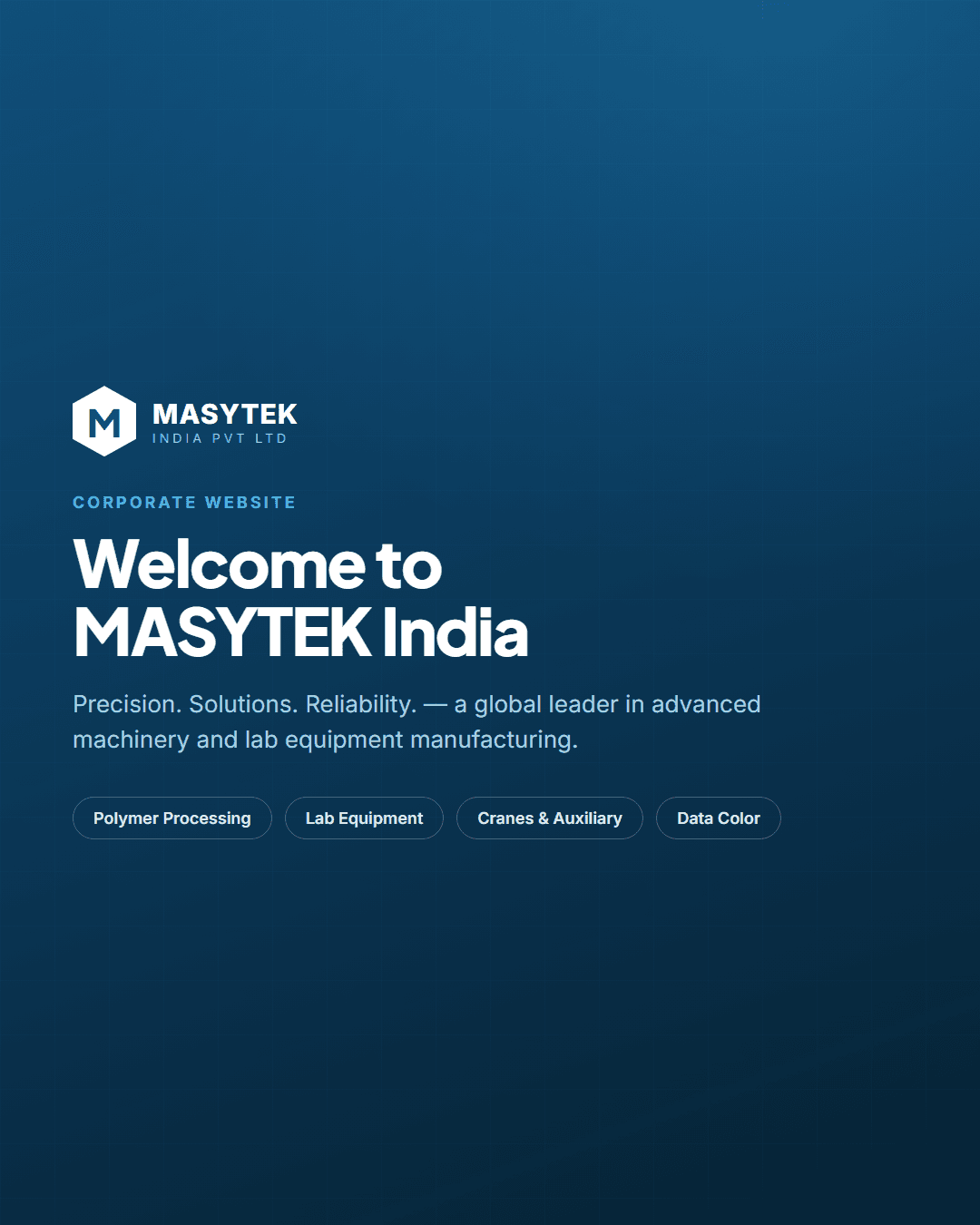 MASYTEK India - Corporate Website by KDart Studios